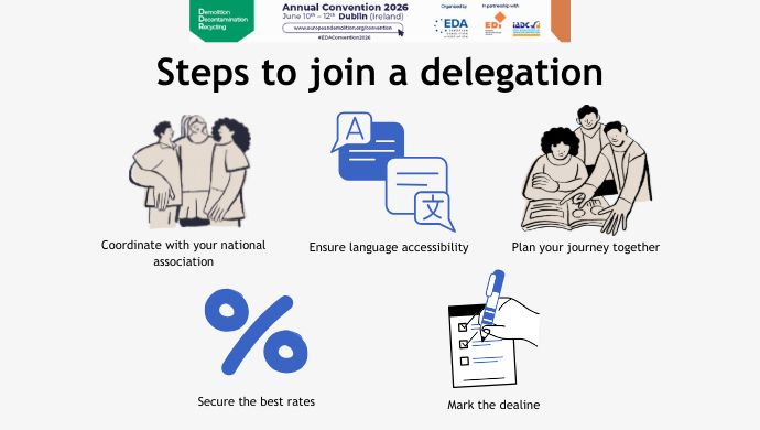 Take part in a delegation and make the most of the Convention